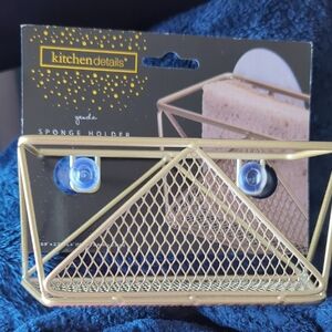 3 For $30. Gold Sponge Holder
